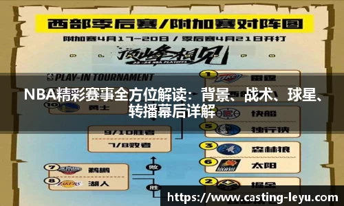NBA精彩赛事全方位解读：背景、战术、球星、转播幕后详解